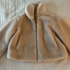 Women's Cream Teddy Jacket